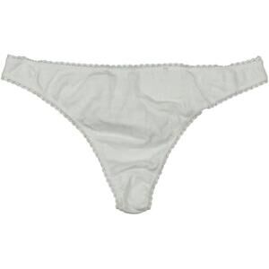 Charter Club Womens Pretty Cotton Thong Size L